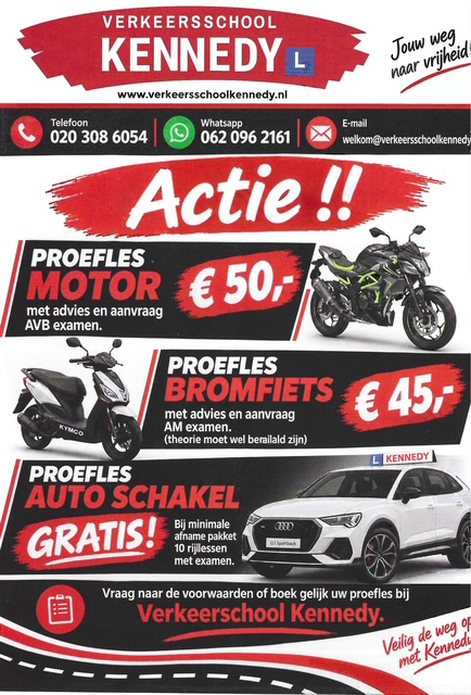 verkeersschool kennedy flyer